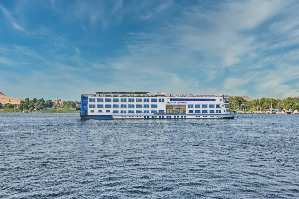 Exterior view of the Blue Shadow IV Nile Cruise Nile cruise ship
